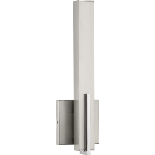 Progress Lighting Planck LED Collection One-Light LED Wall Sconce Brushed Nickel Finish 3000K (P710051-009-30)