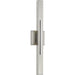 Progress Lighting Planck LED Collection Two-Light LED Wall Sconce Brushed Nickel Finish 3000K (P710052-009-30)