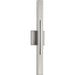 Progress Lighting Planck LED Collection Two-Light LED Wall Sconce Brushed Nickel Finish 3000K (P710052-009-30)