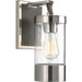 Progress Lighting Point Dume Lookout 1 Light 6 Inch Brushed Nickel Wall Sconce Wall Light (P710069-009)
