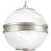 Progress Lighting Point Dume Moonrise 3 Light 19 Inch Antique Nickel Pendant Ceiling Light (P500204-081)