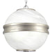 Progress Lighting Point Dume Moonrise 3 Light 19 Inch Antique Nickel Pendant Ceiling Light (P500204-081)