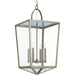 Progress Lighting Point Dume Shearwater 4 Light 16 Inch Antique Nickel Foyer Pendant Ceiling Light (P500196-081)