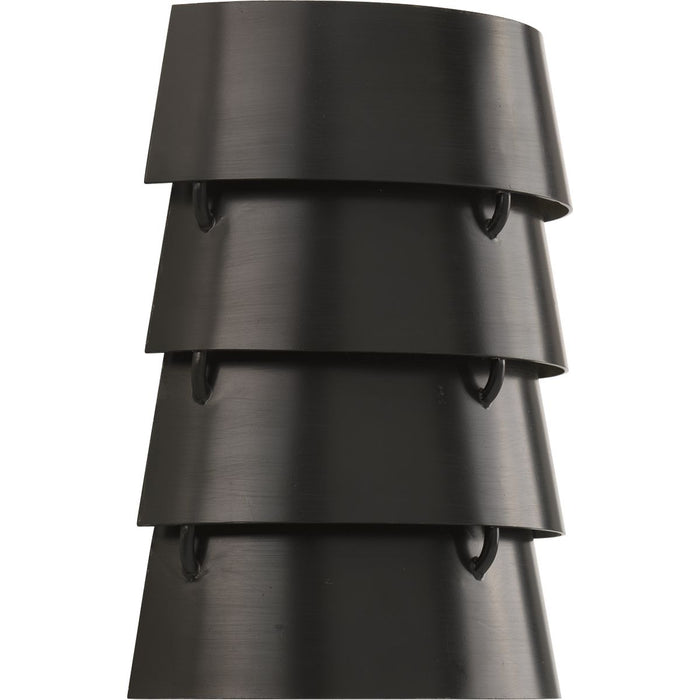 Progress Lighting Point Dume Surfrider 2 Light 9 Inch Antique Bronze Ada Wall Sconce Wall Light (P710064-020)