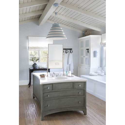 Progress Lighting Point Dume Surfrider 3 Light 25 Inch Matte Blue Enamel Pendant Ceiling Light (P500200-162)