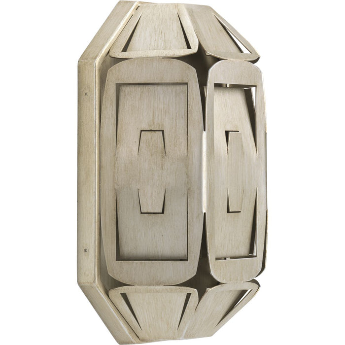 Progress Lighting Point Dume Yerba 1 Light 8 Inch Silver Ridge Ada Wall Sconce Wall Light (P710067-134)