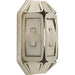 Progress Lighting Point Dume Yerba 1 Light 8 Inch Silver Ridge Ada Wall Sconce Wall Light (P710067-134)