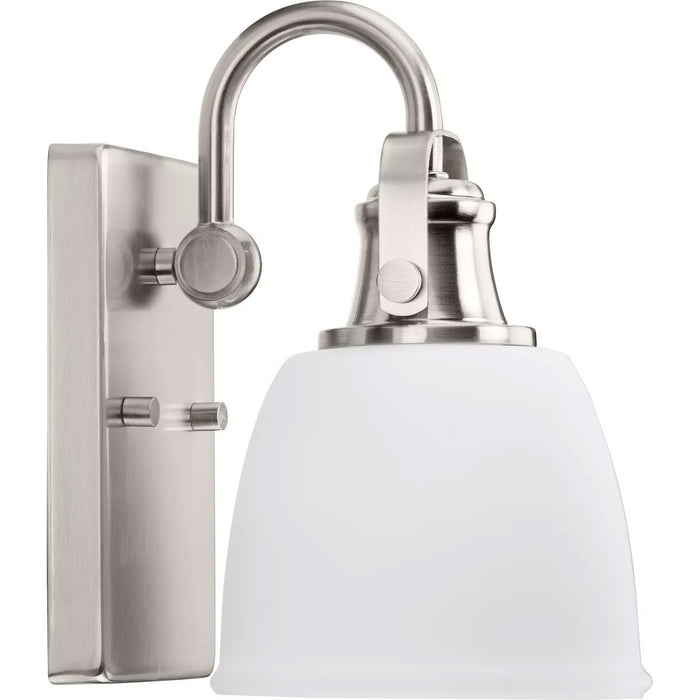 Progress Lighting Preston Collection 100W One-Light Bath Fixture Brushed Nickel (P300426-009)