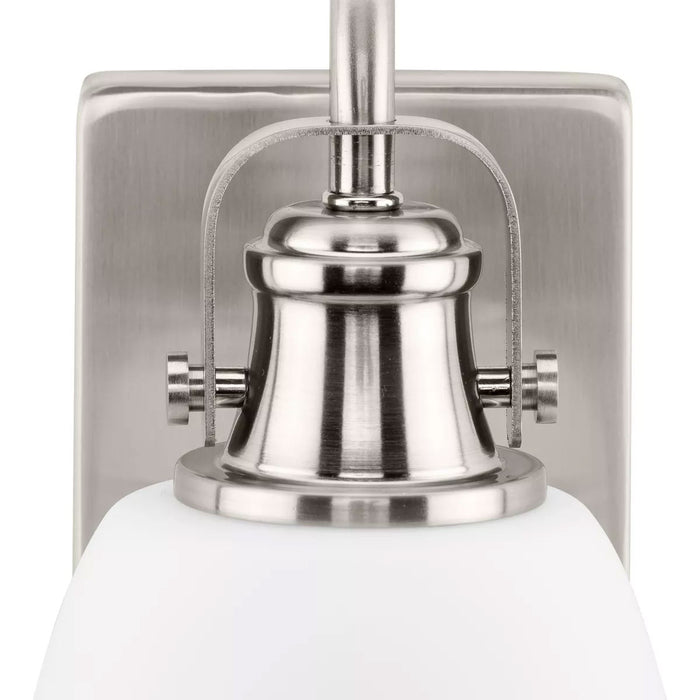 Progress Lighting Preston Collection 100W One-Light Bath Fixture Brushed Nickel (P300426-009)