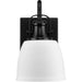 Progress Lighting Preston Collection 100W One-Light Bath Fixture Matte Black (P300426-31M)