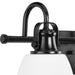 Progress Lighting Preston Collection 100W Three-Light Bath Fixture Matte Black (P300428-31M)