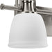 Progress Lighting Preston Collection 100W Two-Light Bath Fixture Brushed Nickel (P300427-009)