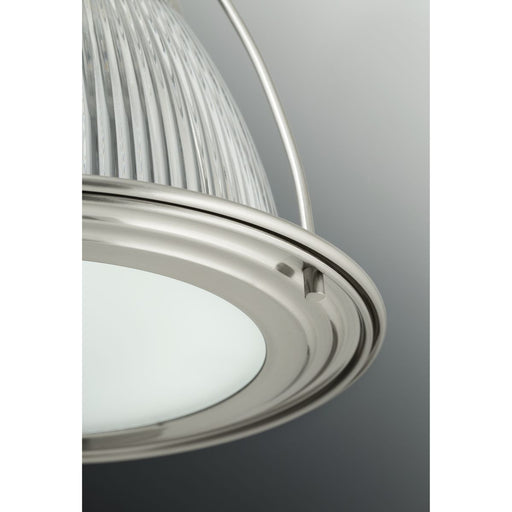 Progress Lighting Prismatic Glass Collection One-Light LED Pendant 3000K (P5143-0930K9)