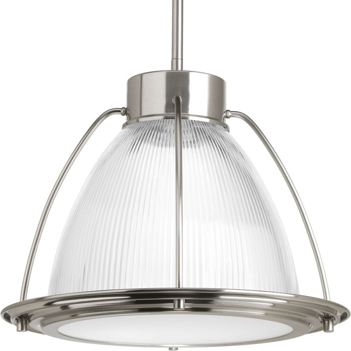 Progress Lighting Prismatic Glass Collection One-Light LED Pendant 3000K (P5143-0930K9)