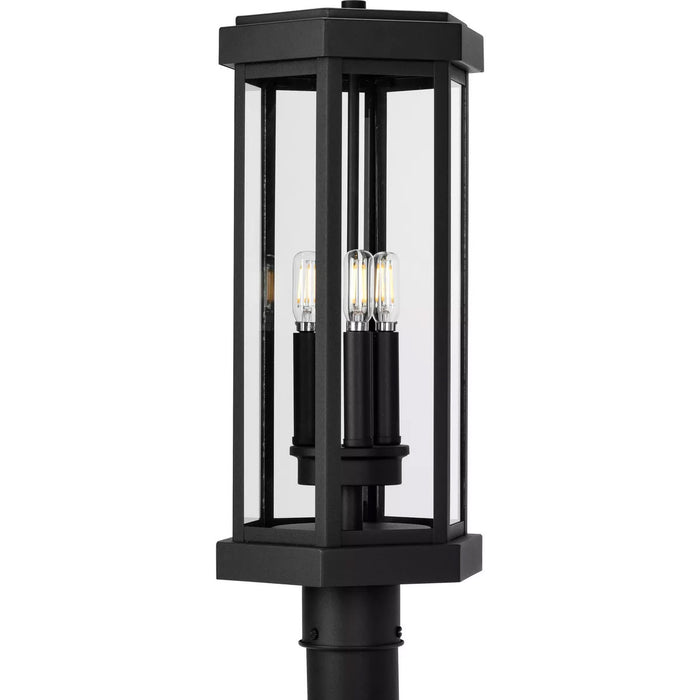 Progress Lighting Ramsey Collection 60W Three-Light Post Lantern Black (P540104-031)