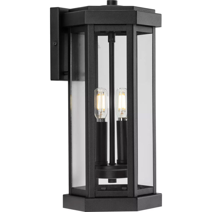 Progress Lighting Ramsey Collection 60W Two-Light Wall Lantern Black (P560338-031)