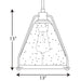 Progress Lighting Range Collection One-Light Pendant (P500135-143)