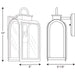 Progress Lighting Refuge Collection One-Light Medium Wall Lantern (P6031-108)