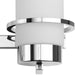 Progress Lighting Reiss Collection 100W Four-Light Bath Fixture Polished Chrome (P300416-015)