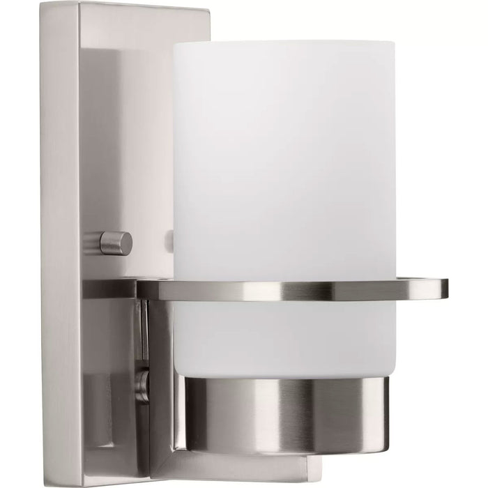 Progress Lighting Reiss Collection 100W One-Light Bath Fixture Brushed Nickel (P300413-009)