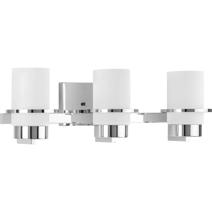 Progress Lighting Reiss Collection 100W Three-Light Bath Fixture Polished Chrome (P300415-015)