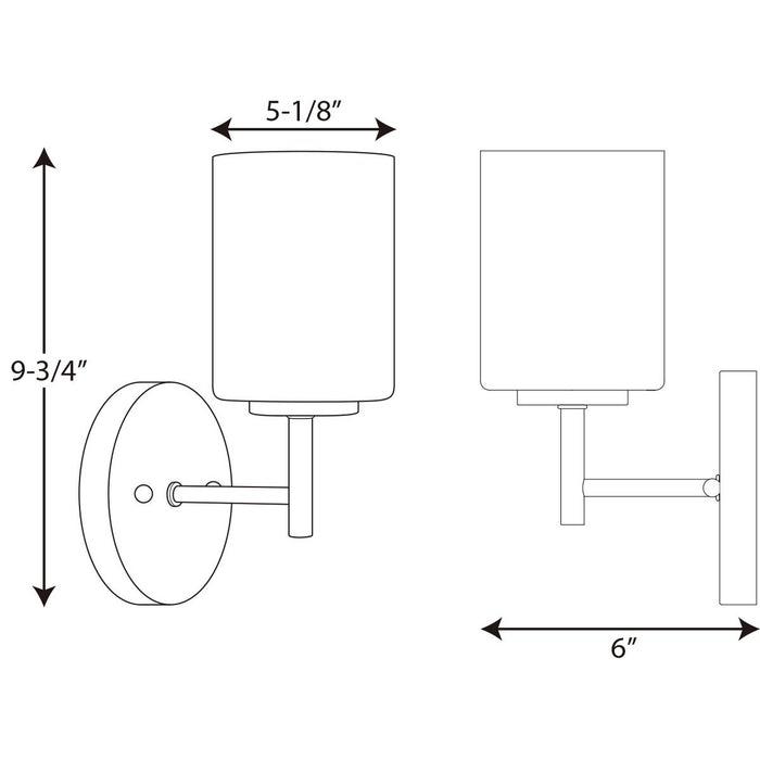 Progress Lighting Replay Collection One-Light Wall Bracket (P2131-31)