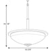 Progress Lighting Replay Collection Three-Light Inverted Pendant (P3450-09)