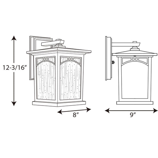 Progress Lighting Residence Collection One-Light Medium Wall Lantern (P6053-20)