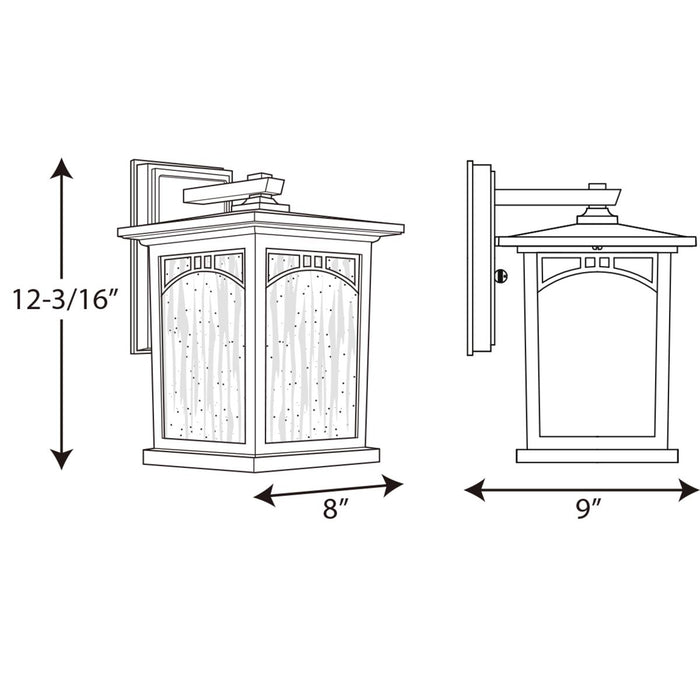 Progress Lighting Residence Collection One-Light Medium Wall Lantern (P6053-20)