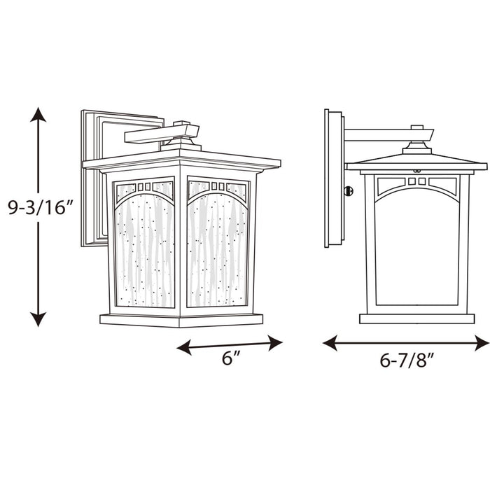 Progress Lighting Residence Collection One-Light Small Wall Lantern (P6052-20)