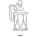 Progress Lighting Resort Collection One-Light Medium Wall Lantern (P5988-122)
