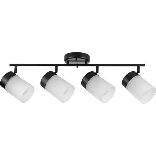 Progress Lighting Ridgecrest Collection Black Four-Head Multi-Directional Track (P900012-031)