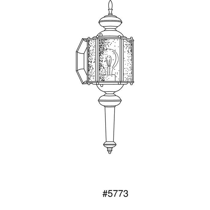 Progress Lighting Roman Coach One-Light Small Wall Lantern (P5773-20)