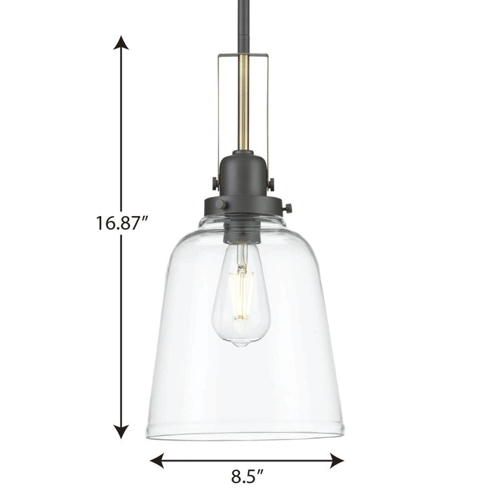 Progress Lighting Rushton Collection 1 Light 100W Medium Base Pendant Fixture (P500329-143)