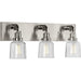 Progress Lighting Rushton Collection Three-Light Bath And Vanity (P300228-009)