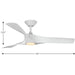 Progress Lighting Ryne Collection 52 Inch 3 Blade Ceiling Fan (P250060-028-30)