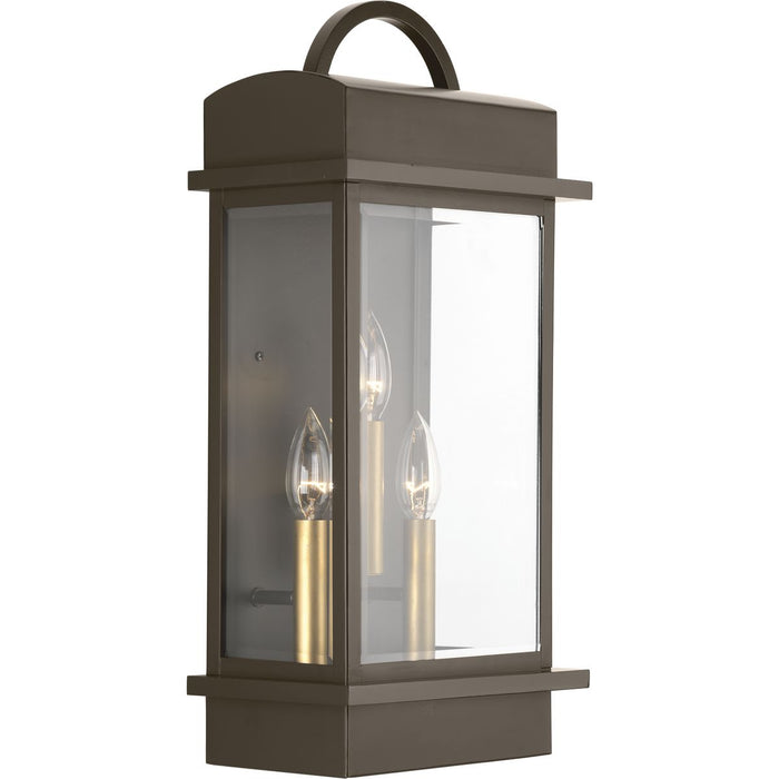 Progress Lighting Santee Collection Three-Light Large Wall-Lantern (P560003-020)