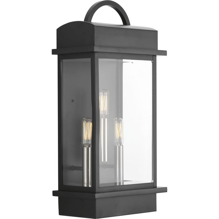 Progress Lighting Santee Collection Three-Light Large Wall-Lantern (P560003-031)