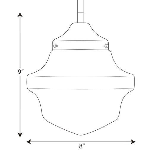 Progress Lighting School House One-Light Mini-Pendant (P5196-09)