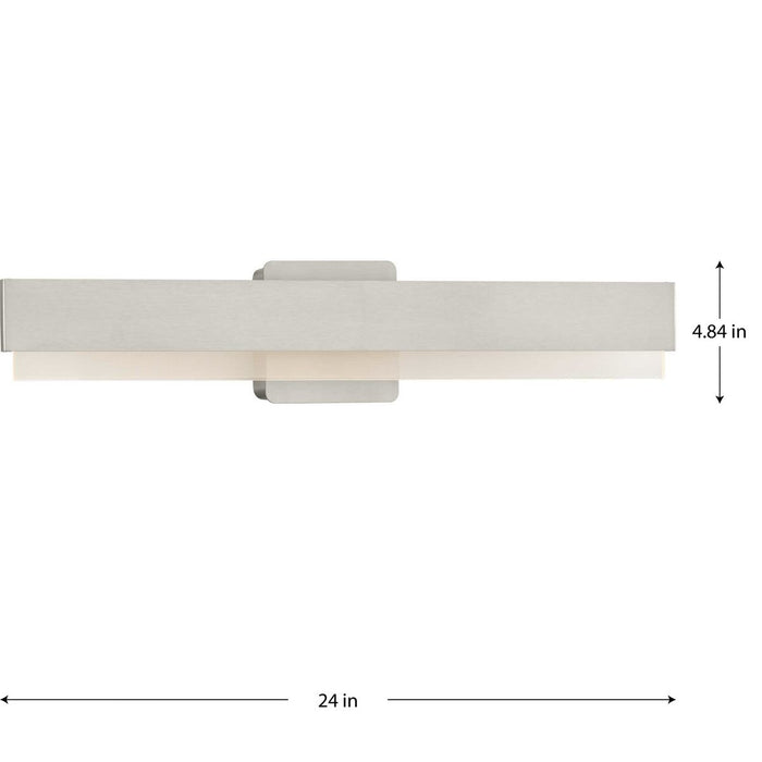 Progress Lighting Semblance LED Collection 22W 24 Inch LED Linear Vanity Brushed Nickel (P300406-009-CS)