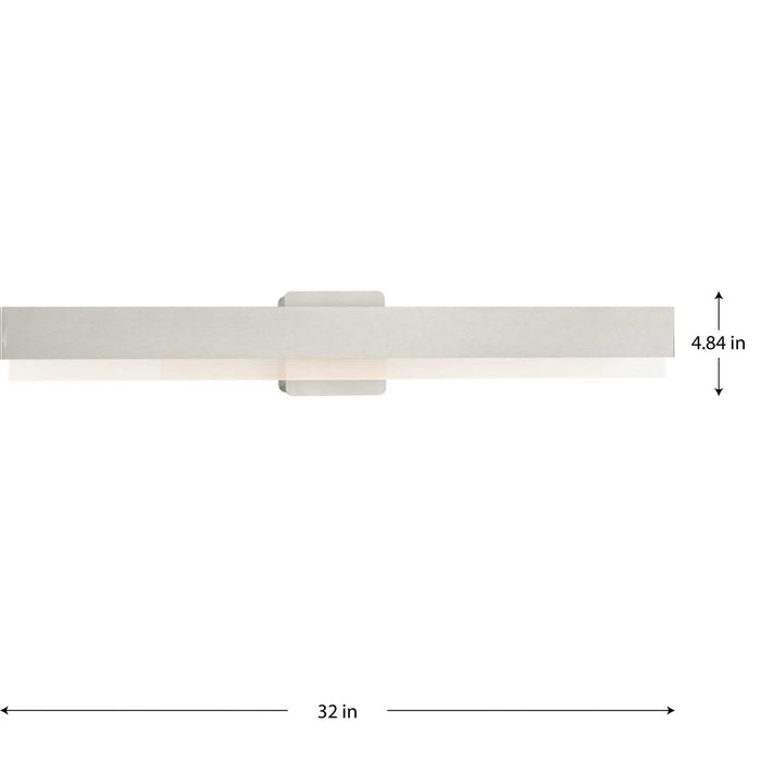 Progress Lighting Semblance LED Collection 30W 32 Inch LED Linear Vanity Brushed Nickel (P300407-009-CS)