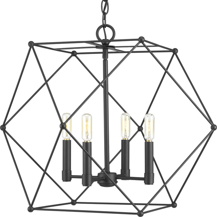 Progress Lighting Spatial Collection Four-Light Pendant (P500083-031)