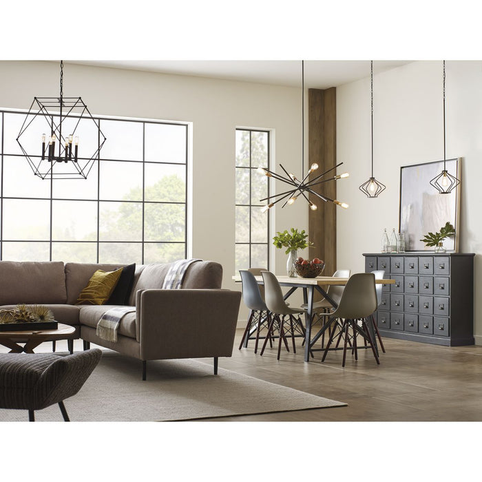 Progress Lighting Spatial Collection Six-Light Pendant (P500084-031)