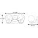 Progress Lighting Spatial Collection Two-Light Bath And Vanity (P300113-031)