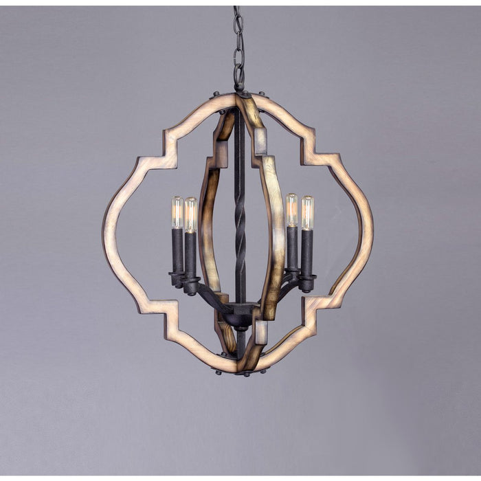 Progress Lighting Spicewood Collection Four-Light Chandelier (P4766-71)