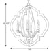 Progress Lighting Spicewood Collection Six-Light Chandelier (P4767-71)