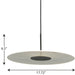 Progress Lighting Spoke Collection 1 Light 11W LED Pendant Fixture (P500318-031-30)