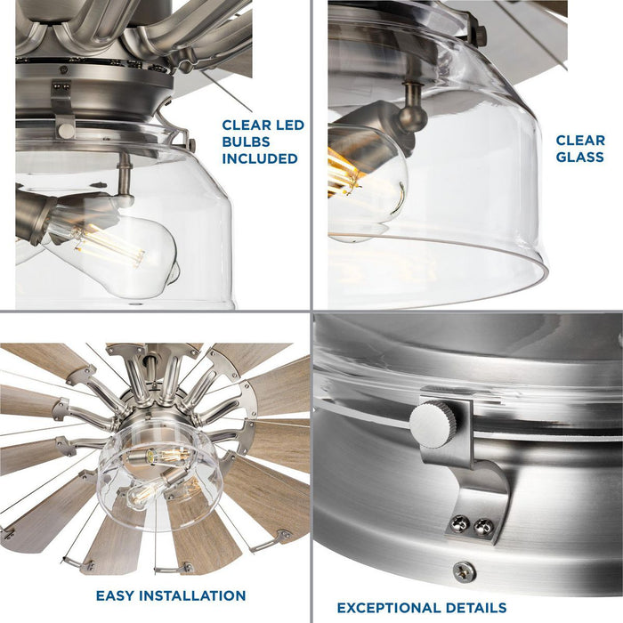 Progress Lighting Springer Collection Ceiling Fan Light Kit (P260000-081-WB)