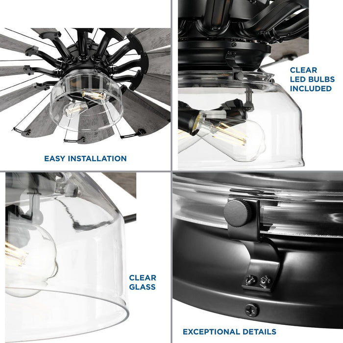 Progress Lighting Springer Collection Ceiling Fan Light Kit (P260000-31M-WB)