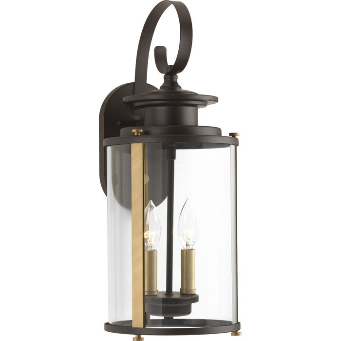 Progress Lighting Squire Collection Two-Light Medium Wall Lantern (P560037-020)